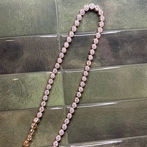 Champagne & Chanel x Kendra Scott tennis necklace